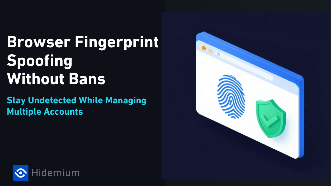 Browser Fingerprint Spoofing Without Bans